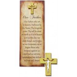 Our Father Lapel Pin & Bookmark